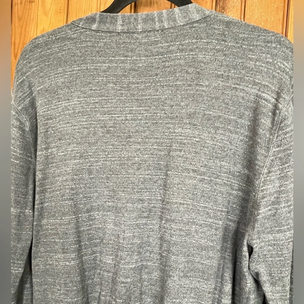 J. Crew Gray Cardigan Size XL, 100% Cotton